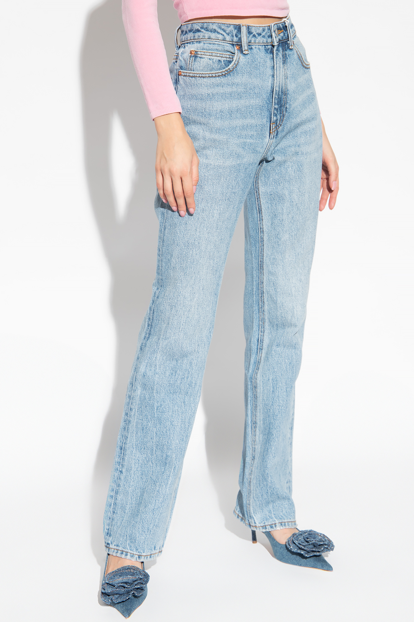 Alexander wang best sale tie front jeans